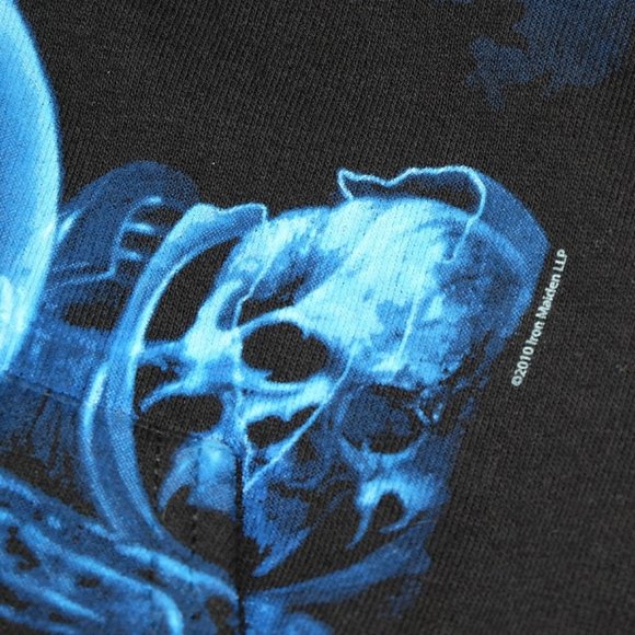 Iron Maiden Final Frontier metal rock Original 2010 Official Zip-Up Hoodie L NWT - Picture 5 of 5